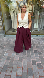 Afbeelding in Gallery-weergave laden, Gilet/cream/NANOU
