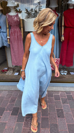 Afbeelding in Gallery-weergave laden, Jurk/ tencel/ jeanslook/AMY
