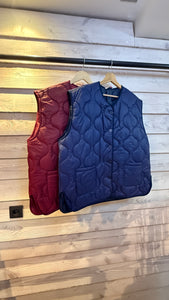 Bodywarmer/ bordeaux/ ANNA