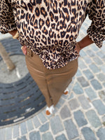 Afbeelding in Gallery-weergave laden, Leopardblouse strikjes/ MILOU
