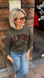 Afbeelding in Gallery-weergave laden, Sweater/ groen/ALPINE
