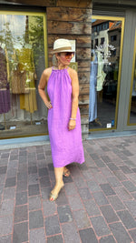 Afbeelding in Gallery-weergave laden, Linnen jurk/MONACO
