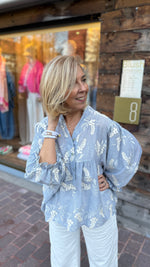 Afbeelding in Gallery-weergave laden, Hemd bloem/ ANNABELLE
