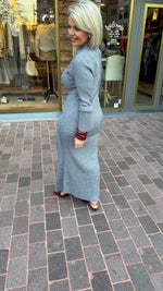 Afbeelding in Gallery-weergave laden, Knit dress/silver/ NEVER FULLY DRESSED
