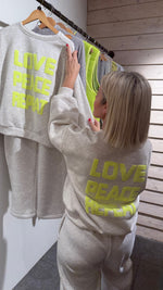 Afbeelding in Gallery-weergave laden, Jogging: set/ broek+ sweater/ JEANY
