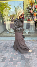 Afbeelding in Gallery-weergave laden, Jas/ lederlook/ bruin/ LOLO
