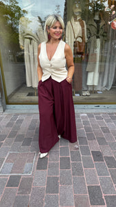 Gilet/cream/NANOU