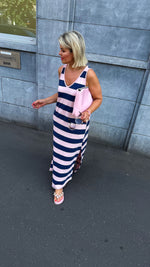 Afbeelding in Gallery-weergave laden, Jurk/ streep/ blauw/ LAURA
