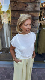 Afbeelding in Gallery-weergave laden, Blouse/ mercerisé/crème/ VICTOIRE
