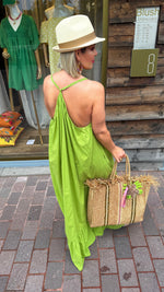 Afbeelding in Gallery-weergave laden, Beach jurk/SAN ANTONI/ groen
