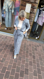 Afbeelding in Gallery-weergave laden, Blazer/ ijsblauw /LIZE
