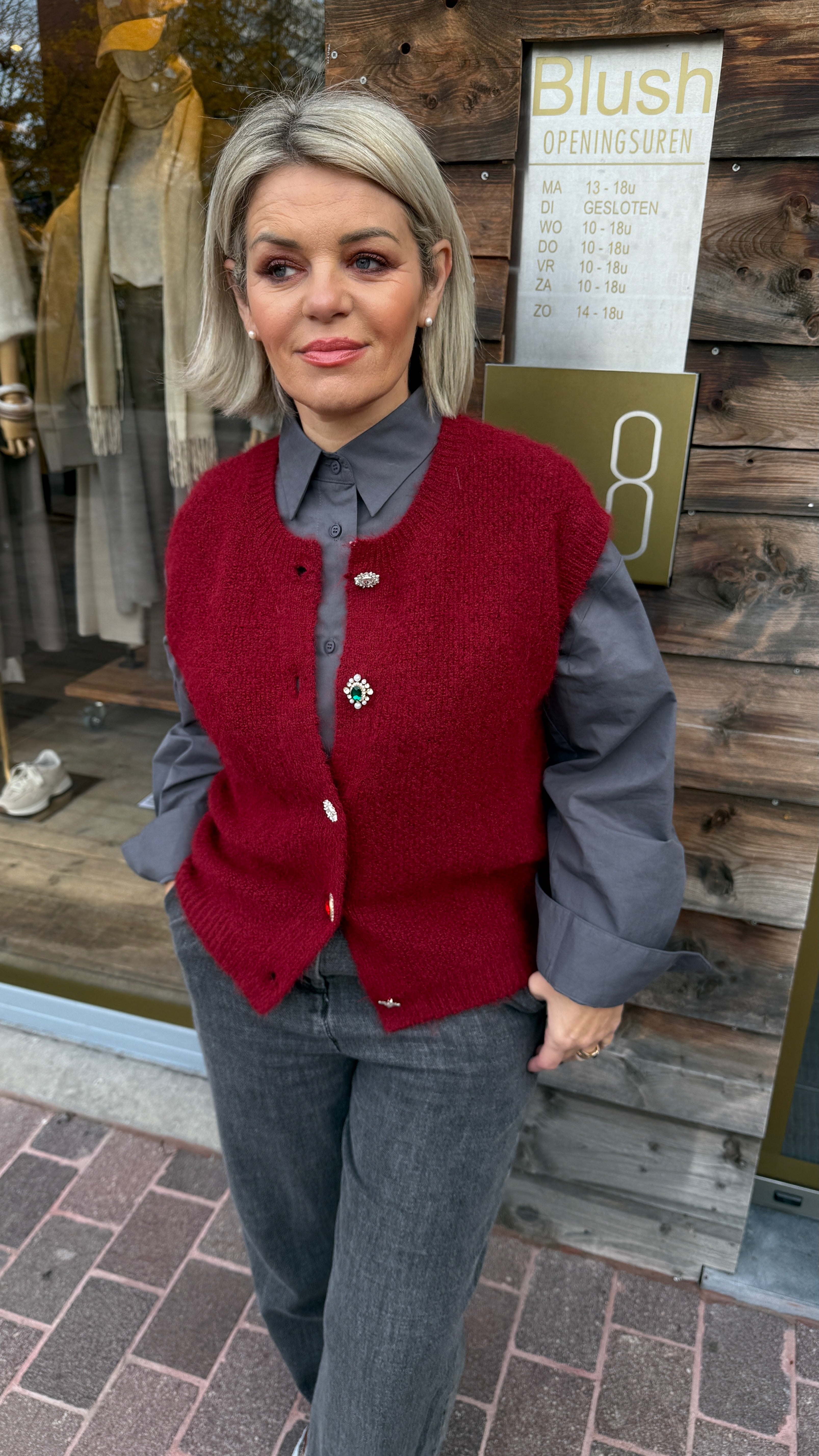 Vest/ knoop/ JASMINE