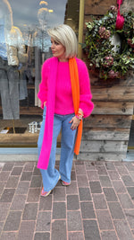 Afbeelding in Gallery-weergave laden, Mohair trui/ ballonmouw
