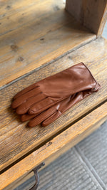 Afbeelding in Gallery-weergave laden, Handschoen/ leatherlook/ CAMEL
