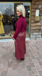 Afbeelding in Gallery-weergave laden, Rok/ lederlook/ MADDIE
