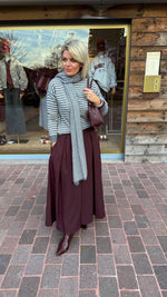 Afbeelding in Gallery-weergave laden, Trui streep/ MILLE/ grijs
