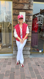 Afbeelding in Gallery-weergave laden, Gilet/ streep/ MILOU
