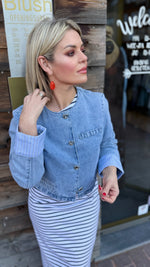 Afbeelding in Gallery-weergave laden, Jeansjas/ lichtblauw/ SIENNA
