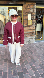 Afbeelding in Gallery-weergave laden, Doorstikte jas/KARLIJN
