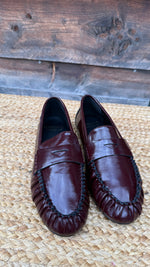 Afbeelding in Gallery-weergave laden, Lederen penny loafer/CATHERINE
