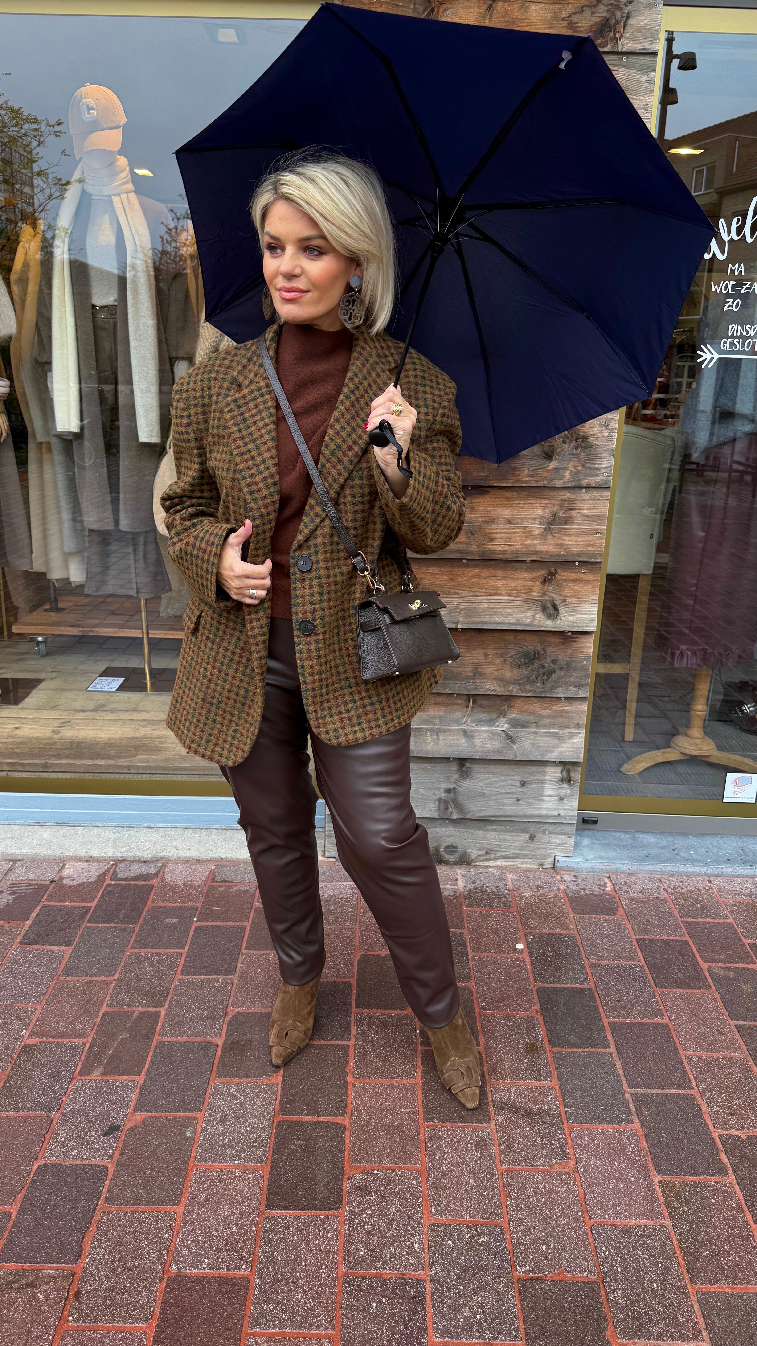 Blazer/ ruit/ VINCENZA