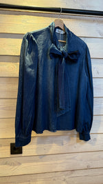 Afbeelding in Gallery-weergave laden, Jeanshemd strik/LAURE
