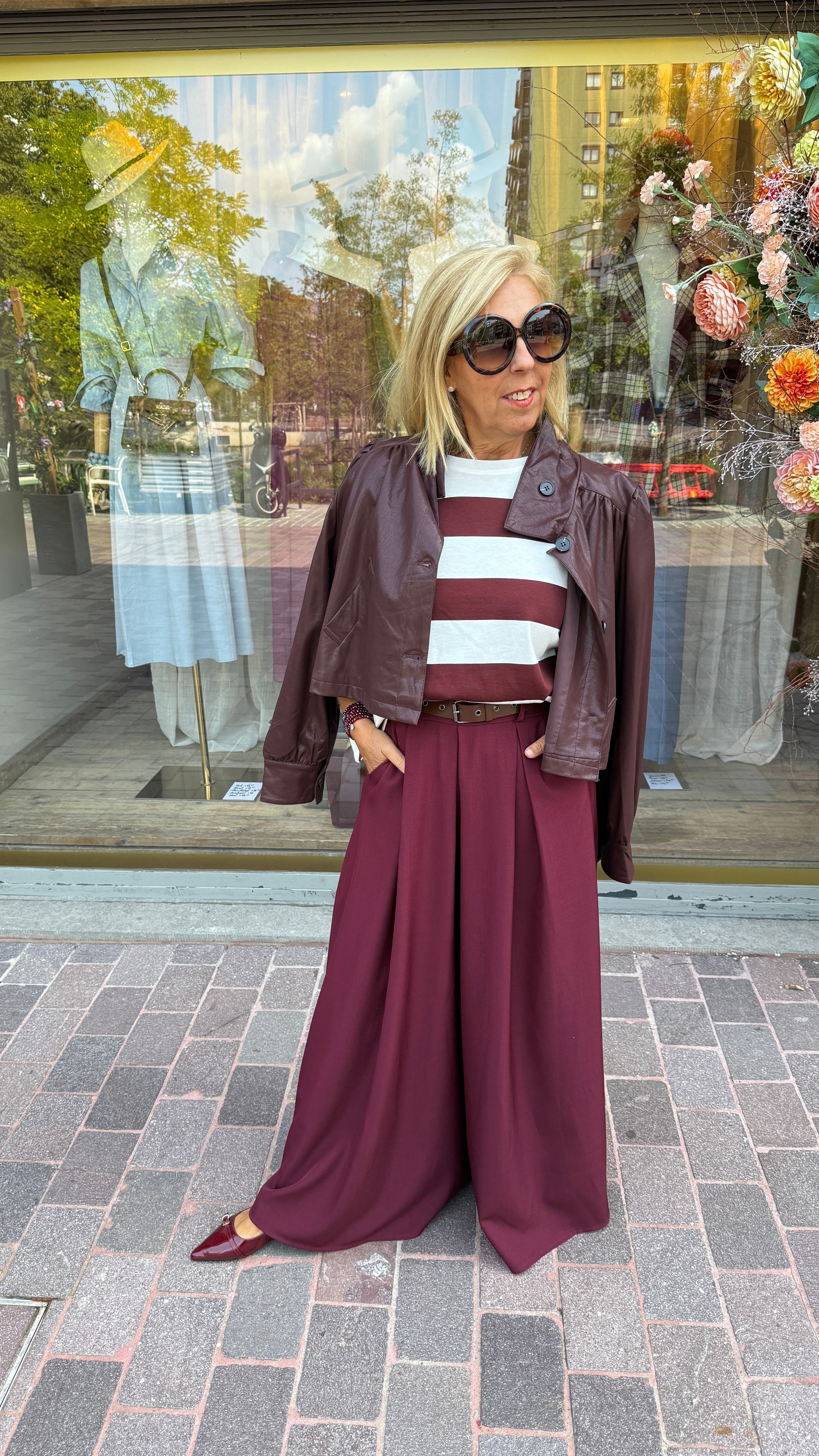Broek wide leg/JUSTINE