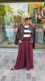 Afbeelding in Gallery-weergave laden, Broek wide leg/JUSTINE
