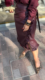 Afbeelding in Gallery-weergave laden, Vegan leather rok/ JASPRE/ NEVER FULLY DRESSED
