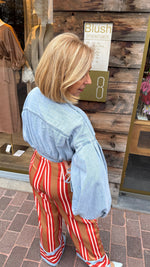 Afbeelding in Gallery-weergave laden, Jeanshemd kort/ JANA
