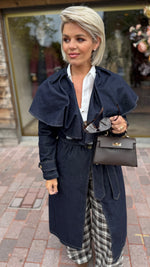 Afbeelding in Gallery-weergave laden, Trenchcoat jeans/ lang/ HARVEY
