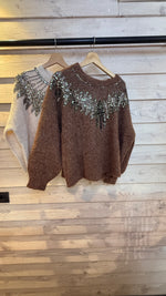 Afbeelding in Gallery-weergave laden, Trui paillet/ VERA
