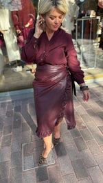 Afbeelding in Gallery-weergave laden, Vegan leather rok/ JASPRE/ NEVER FULLY DRESSED
