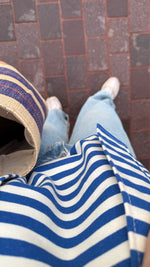 Afbeelding in Gallery-weergave laden, Truitje+ sjaal/ kobaltblauw/ DAAN
