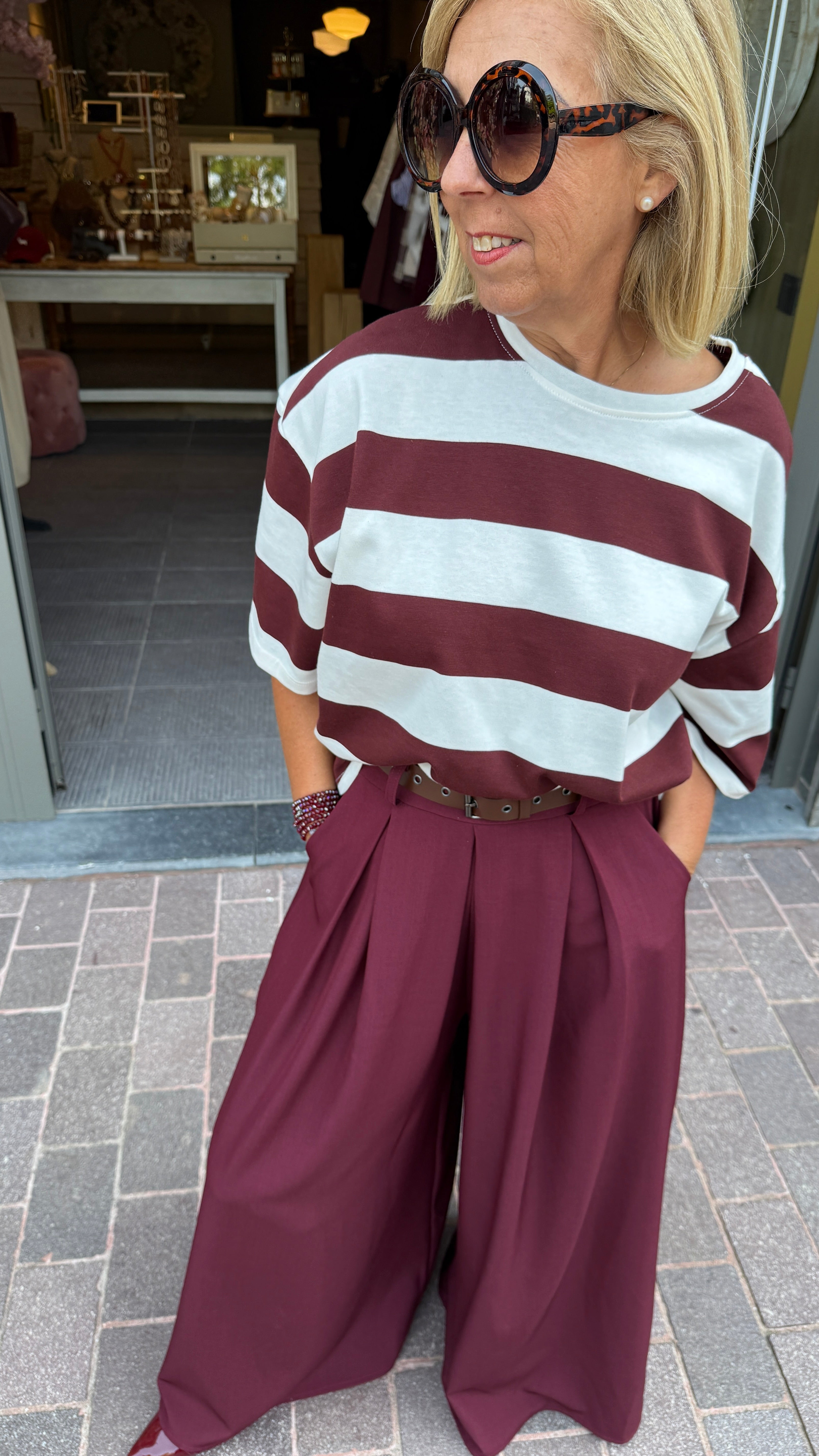 Broek wide leg/JUSTINE