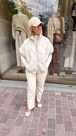 Afbeelding in Gallery-weergave laden, Bodywarmer/champagne/MEI-LI
