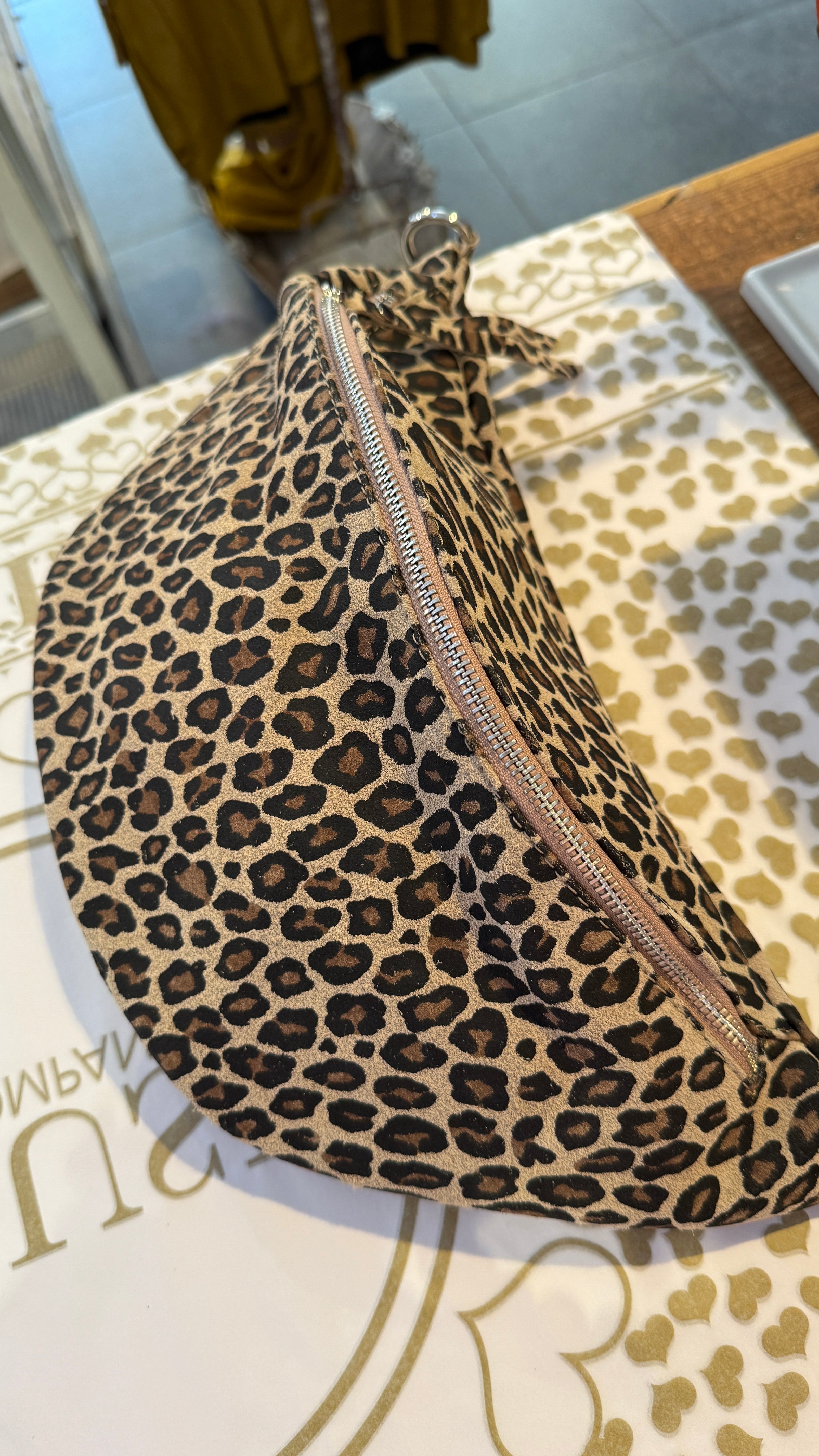 Crossbody tas leopard/ MAXI