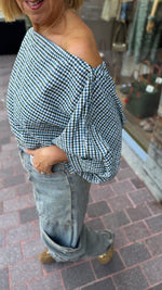 Afbeelding in Gallery-weergave laden, Blouse ruit/ MAYA
