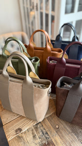 Tas: leder+ suède/ LIA