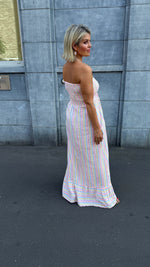 Afbeelding in Gallery-weergave laden, Strapless jurk/streep/JOELLE
