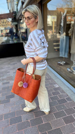 Afbeelding in Gallery-weergave laden, T-shirt brede streep/ LYNN
