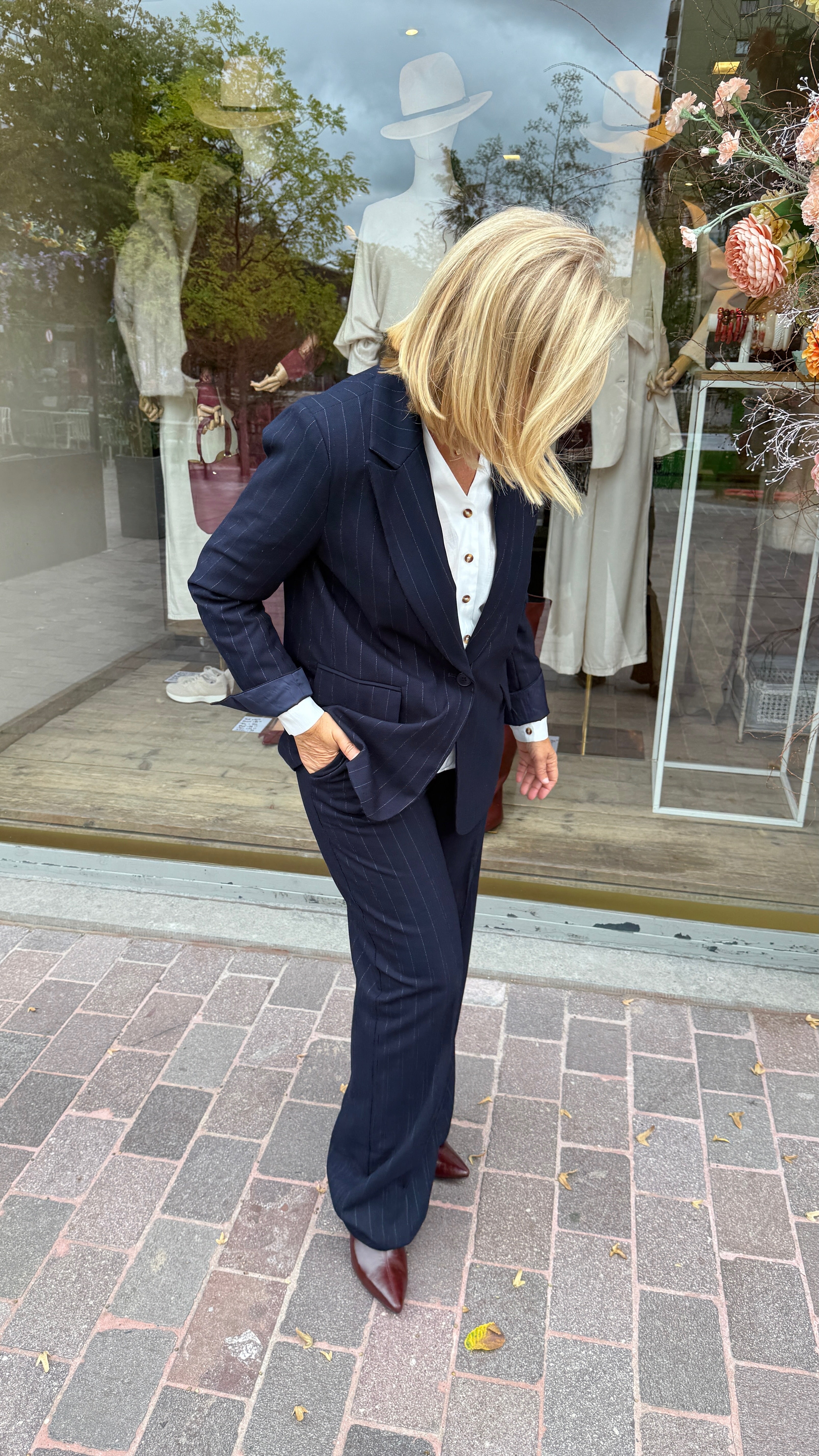 Broek streep/ MYRTHE