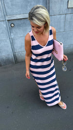 Afbeelding in Gallery-weergave laden, Jurk/ streep/ blauw/ LAURA
