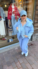 Afbeelding in Gallery-weergave laden, Bodywarmer/blauw/LAURÈL
