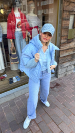 Afbeelding in Gallery-weergave laden, Bodywarmer/blauw/LAURÈL
