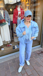 Afbeelding in Gallery-weergave laden, Bodywarmer/blauw/LAURÈL
