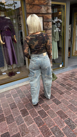 Afbeelding in Gallery-weergave laden, Top/ mesh/ camouflage
