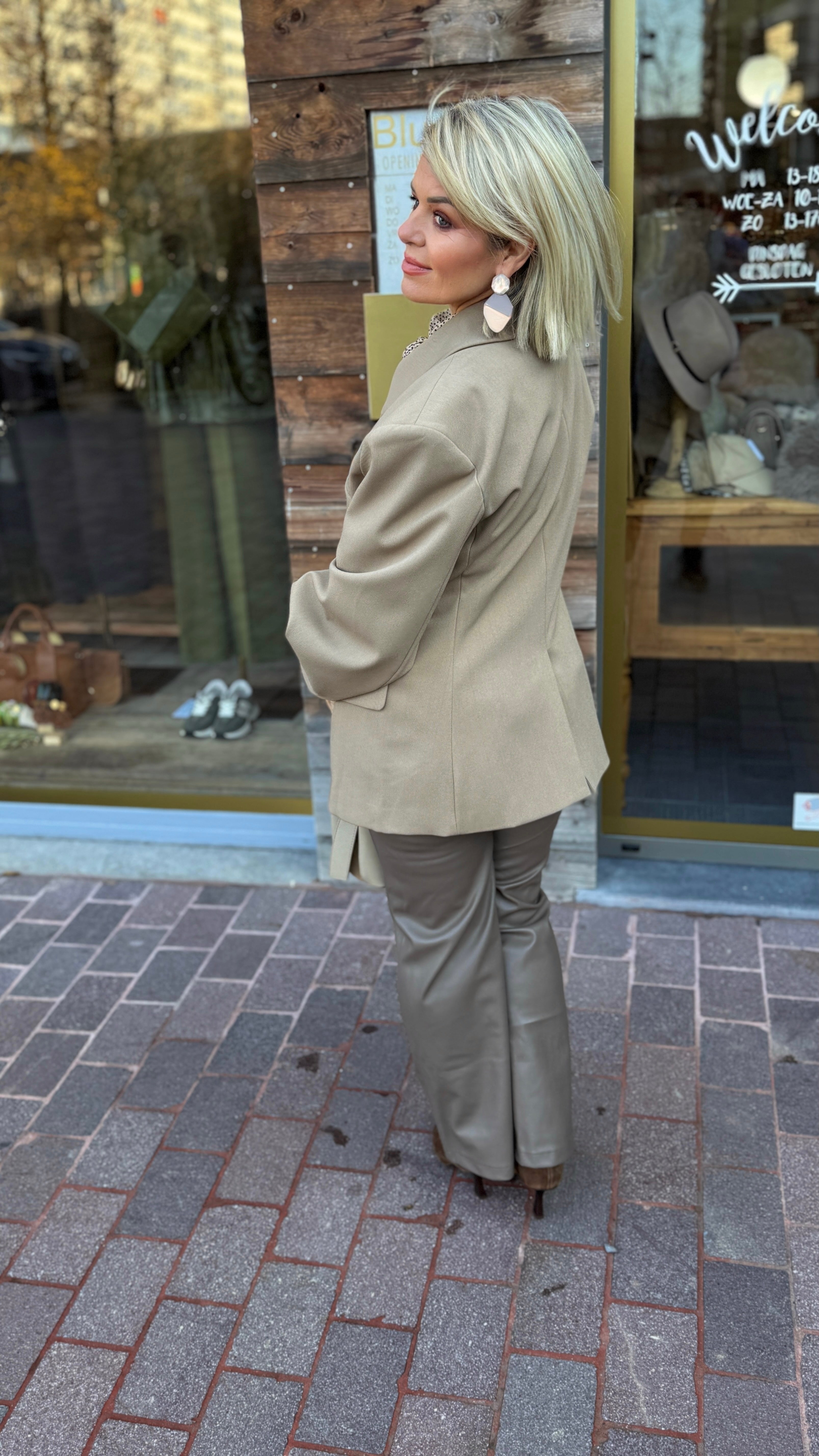 Blazer taupe/ NOOR
