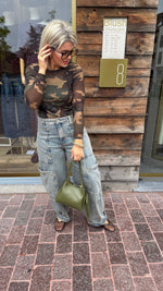 Afbeelding in Gallery-weergave laden, Top/ mesh/ camouflage
