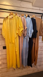 Afbeelding in Gallery-weergave laden, Satinlook jurk/ pastelroze/NORA
